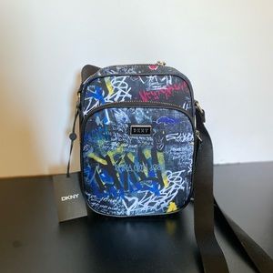 dkny cross hatch backpack